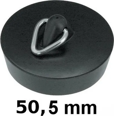 Produktbild von Stammartikel Abflußstopfen 50,5 mm, schwarz