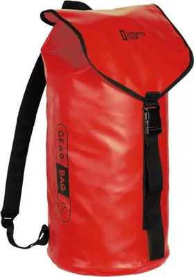 Rote Materialtasche Gear Bag von Singing Rock; ideal für Arbeitssicherheit; mit verstellbarem Schultergurt.