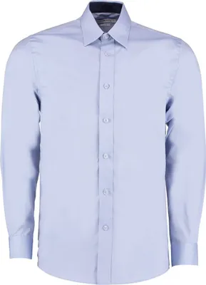 Produktbild von Kustom Kit Herren Oxford-Hemd / Hemd BC2682 (L) (Hellblau/Marineblau)