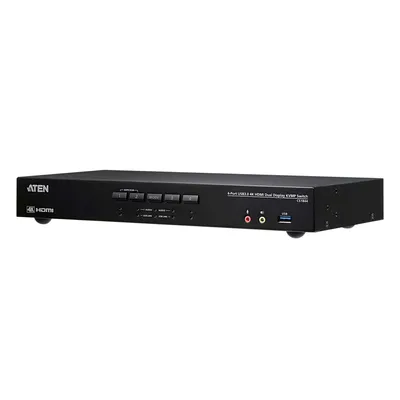 Image de ATEN CS1844 KVMP Switch - Commutateur KVM/audio/USB - 4 x KVM/Audio/USB - 1 utilisateur local - Ordinateur de bureau (CS1844)