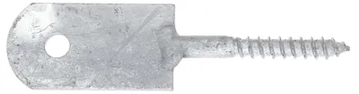 Zaunriegelhalter mit Holzgewinde, verzinkt, 120 mm