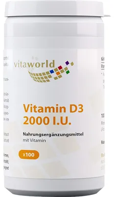 Produktbild von Vitamin D3 2000 IU, 100 St KAP