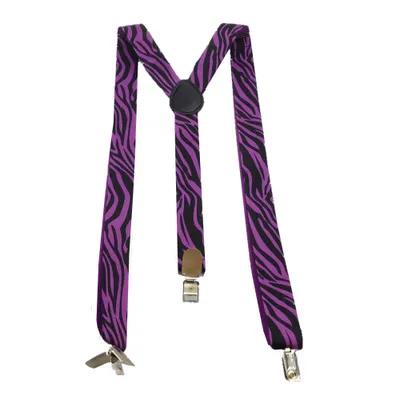 Produktbild von Hosentraeger Y Form schmal  Lila Zebra