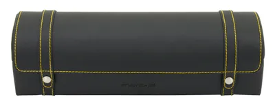 Produktbild von Friedrich Lederwaren Uhrentruhe ChronosLimited Edition Leder mit gelbenNähten 5 Uhren schwarz, 26141-2