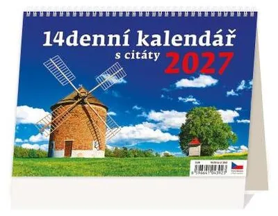 Immagine prodotto di Calendario da 14 giorni con citazioni (modello S39-27)