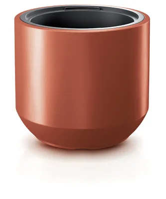 Produktbild von 2in1 Blumentopf mit Einsatz Pflanztopf Pflanzentopf Blumenkübel Übertopf Kräutertopf Kupfer Ø 39 x 35 cm