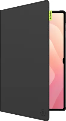 Image de Gecko Covers - Étui / Coque fabriqué en peau de cactus compatible avec Samsung Galaxy Tab S11 Ultra 14.6 inch - Fonction Veille/Réveil - Noir