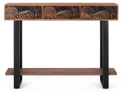 Image de Console Tropicana en bois d'acacia, 91 cm x 120 cm x 35 cm, Giner y Colomer