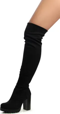 Produktbild von topschuhe24, Overknee Stiefel, Damen, Schwarz, 38 EU, Stretch, 2211, Textil, hochwertiges Kunstleder, Kunststoff, Herbst/Winter
