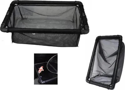 Produktbild von Inspectienet - 80 x 40 x 30 cm - Schwimmend - Kescher - Schwarz