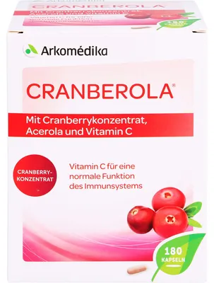 Zdjęcie produktu dla Kapsułki CRANBEROLA, 180 kapsułek