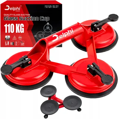 Produktbild von Saugheber für Glas und Fliesen, 3-fach, bis 110 kg