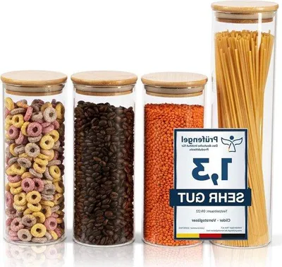 Immagine prodotto di Contenitori in vetro ermetici, set da 4 pezzi, spessore del vetro 3 mm