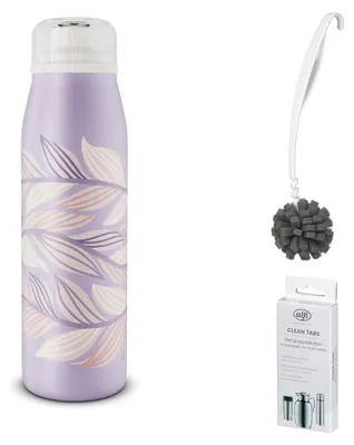 Immagine prodotto di alfi KIDS ISO BOTTLE Trinkflasche leaves – Vorteilsset mit Reinigungsbürste CLEAN FIX 30 cm + CLEAN TABS (20 Stück) | HAN 5677422050 | EAN 4002458524493