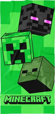Immagine prodotto di Asciugamano per bambini Minecraft Mob Head