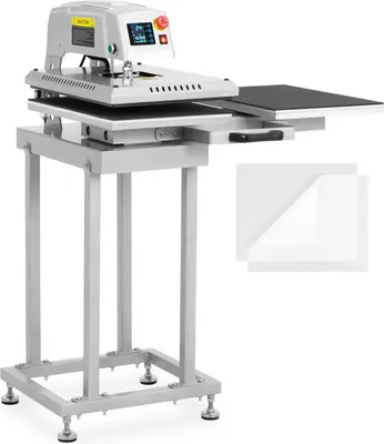 Produktbild von Expondo MSW Pneumatische Transferpresse - doppelt - 40 x 60 cm - mit Unterbau
