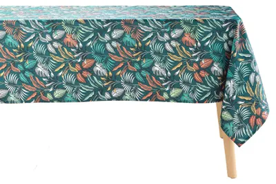 Obrázek produktu pro Obdélníkový ubrus STYLIS BLUE, 145 x 240 cm, modrý s potiskem