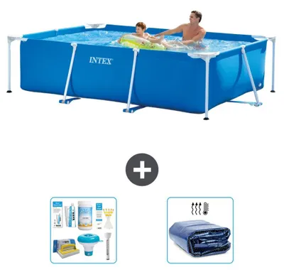 Produktbild von Rechteckiger Frame Pool - 260x160x65 cm - 3-teilig S22344