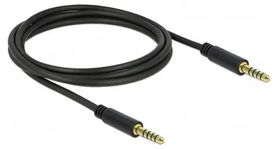 Immagine prodotto di Delock Klinkenkabel 4,4 mm 5 Pin Stecker zu Stecker 2 m schwarz