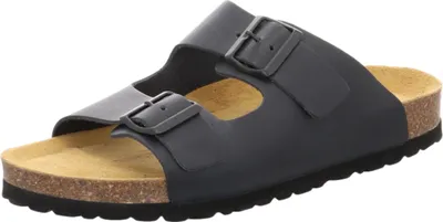 Produktbild von Natural Sense Herren Hausschuhe Pantolette Sandale Leder Marino 1152531 , Schuhgröße:45 EU