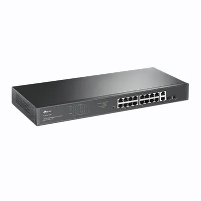 Produktbild von TP-LINK TL-SG1218MP 18-Port Gigabit-Rackmount-Switch 16× Gb PoE+ RJ45 2× Gb RJ45 2x Combo Gb SFP