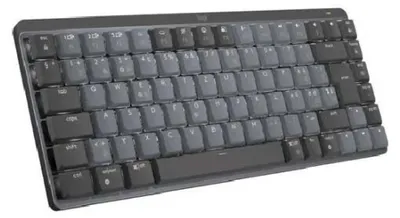 Image de Logitech Master Series MX Mechanical Mini - Clavier - rétroéclairé - sans fil - Bluetooth LE - QWERTZ - Suisse - Commutateur de touche : Tactile Quiet - Graphite