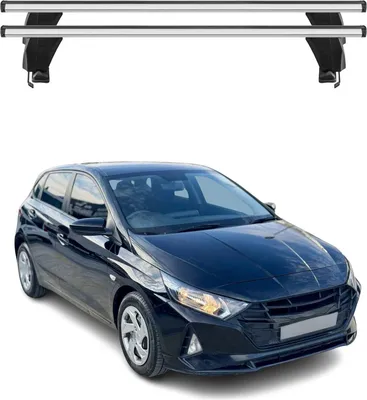 Image de Menabo Barres de toit Transversales pour Hyundai i20 2020-2025 Gris ABE 2x