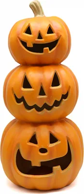 Produktbild von Großer Halloween Kürbis Turm mit LED Licht 50cm