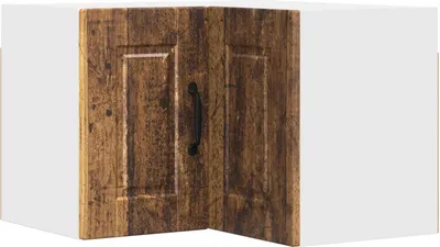 Produktbild von vidaXL Wand-Eckschrank PORTO Altholz 57 x 57 x 40 cm Holzwerkstoff