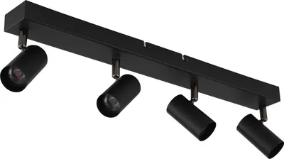 Produktbild von GLOBO 57001-4, Schwarz, Aluminium, Metall, IP20, II, LED, 5 W