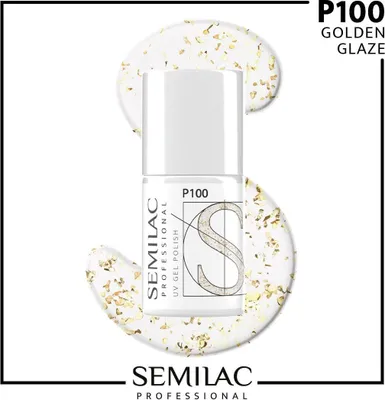 Zdjęcie produktu dla Semilac Prof.p100 Golden Glaze 7Ml