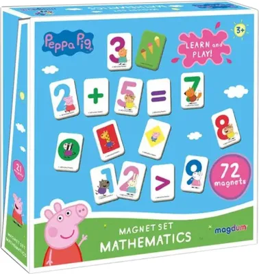 Obrázok produktu pre Peppa magnetky sa učia počítať