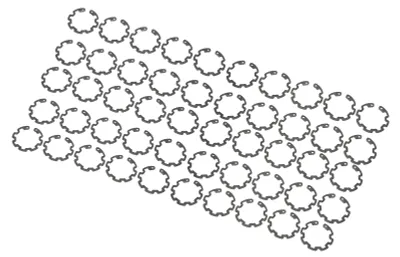 Image de 50 pièces, joint de fixation noir en fer, de précision, de 1,3 mm, pour compresseur de climatisation, compatible avec l'arbre du compresseur de climatisation de type 10S