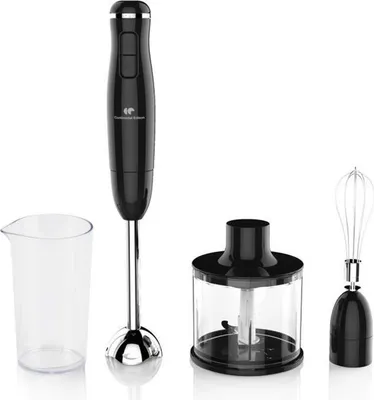 Produktbild von CEHB01 Schwarzer 400-W-Stabmixer mit 550-ml-Messbecher – 2 Geschwindigkeitsstufen