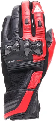Image de Gants de moto Dainese Reacto Carbon Long Noir / Rouge-Lava L