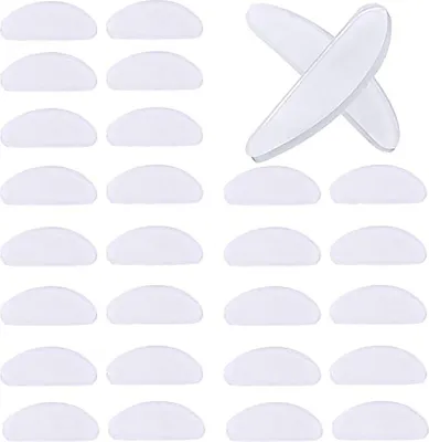 Produktbild von 18 Paar Silikon-Nasenpads für Brillen, selbstklebend und rutschfest, für Brillen und Sonnenbrillen