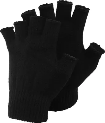 Image de Magic Gloves Hommes Gants d'hiver sans doigts GL564 (taille unique) (Noir)