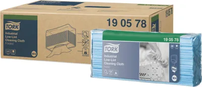 Image de tork 190491 TORK rouleau de nettoyage multi-usage, peu pelucheux, 1 épaisseur, turquoise, 60 m