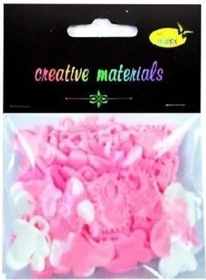 Produktbild von Textilelemente 4g Taufe rosa MIX