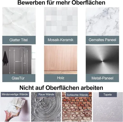 20 Stück Selbstklebende Haken für Wanddekoration - Kein Bohren erforderlich