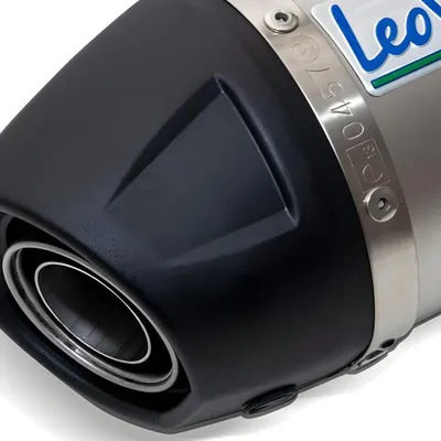Zdjęcie produktu dla Tłumik tylny LeoVince SLIP-ON LV ONE EVO z homologacją, stal nierdzewna, nakładka karbonowa do Kawasaki Z 800 E tj.