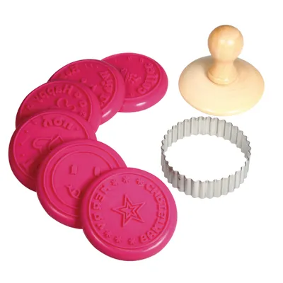 Produktbild von Keksstempel Set 8-teilig Rayher 28858000, Plätzchen Ausstecher, Backzubehör