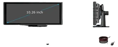 Immagine prodotto di Dashcam, connessione wireless, registrazione a doppio obiettivo, CarPlay 64GTF