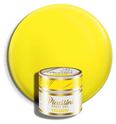 Zdjęcie produktu dla Żel do zdobień Picassini Paint Gel Yellow Boska Nails 5 ml
