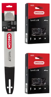 Immagine prodotto di Oregon Speedcut Combo barra di guida + 2x catena da 38 cm 0,325" 1,3 mm 64 TG ( 578708 )