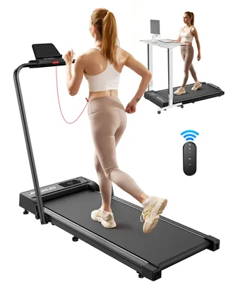 Produktbild von JT51 Laufband, 2-in-1-Laufband zum Gehen und Laufen für den Heimgebrauch, 1-10km/h Klappbar Laufband mit Fernbedienung und App
