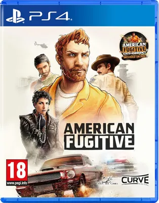 Productafbeelding van PlayStation-spellen voor PS4: American Fugitive, PAL-versie. PAL-versie