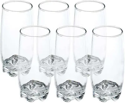Obrázek produktu pro Sklenice na pití ORION vysoké sklenice na nápoje a džusy ADORA 390 ml 6 kusů