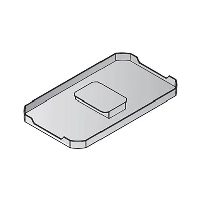 Immagine prodotto di Coperchio Envi Free 20840 antracite per cestino 302 x 183 mm
