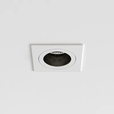 Produktbild von ASTRO Einbauleuchte Pinhole Slimline Square feststehend feuerfest IP65 6W GU10 weiß 1434002